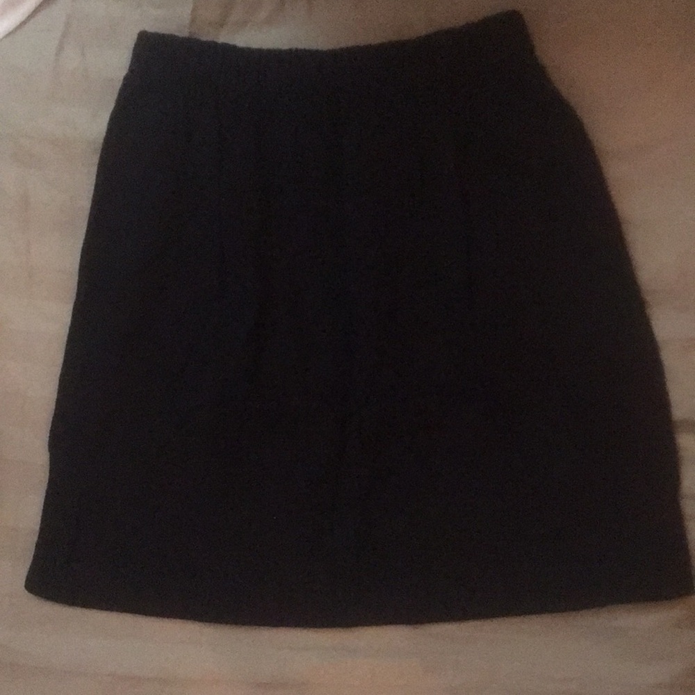 Trocadero, Black Cotton Slip On Skirt, Size Small